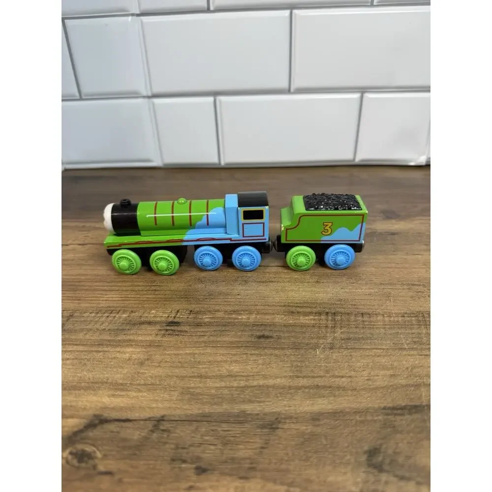 2003 Thomas & Friends 60 Year Edition Wooden Henry Train w/ Tender